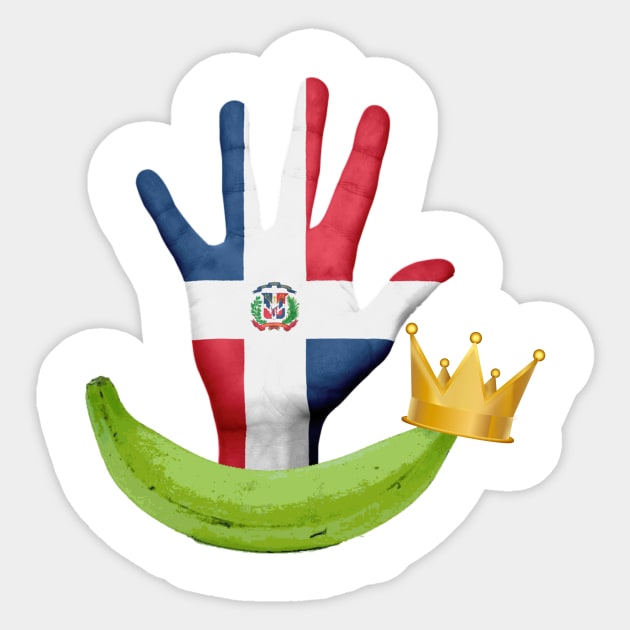 Dominican King Sticker by bypicotico